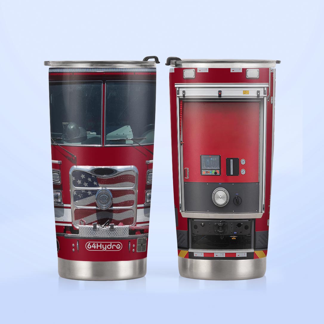 Firetruck Lover HTRZ02109225VH Stainless Steel Tumbler