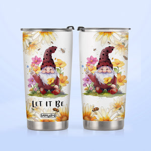 Gnome Daisy Let It Be HHLZ270623142 Stainless Steel Tumbler