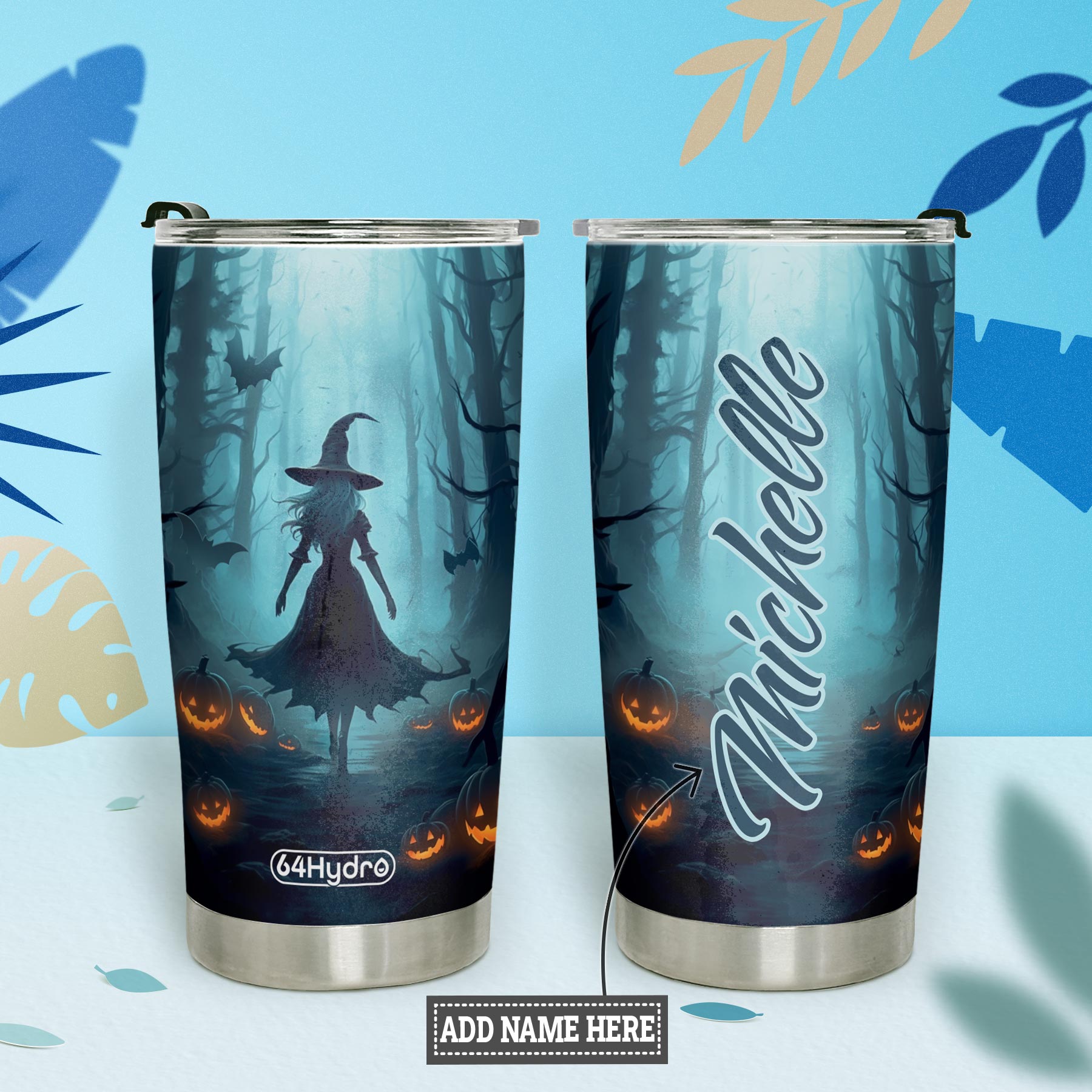 Halloween Witch Into The Woods HTRZ24087749VS Stainless Steel Tumbler