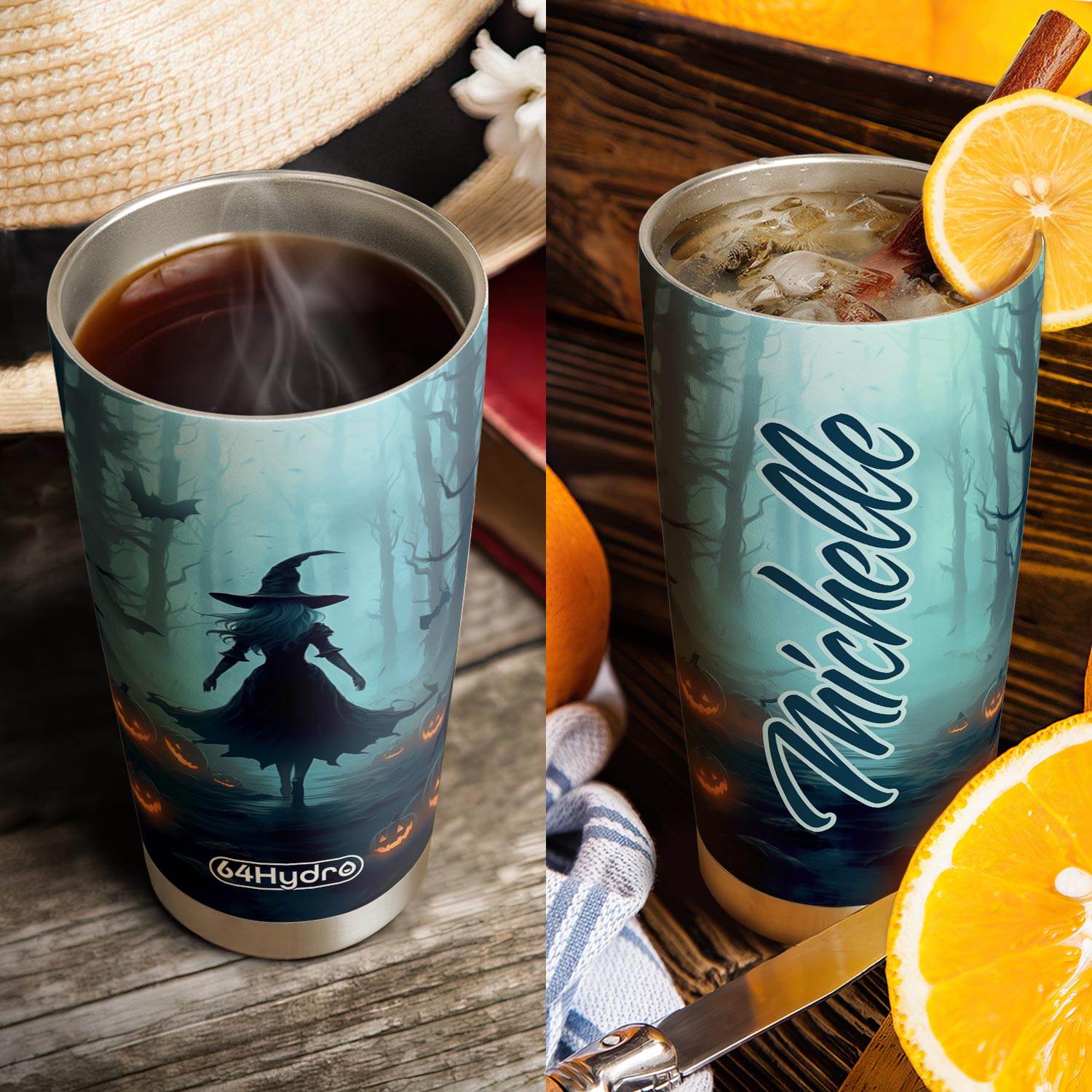 Halloween Witch Into The Woods HTRZ24087749VS Stainless Steel Tumbler