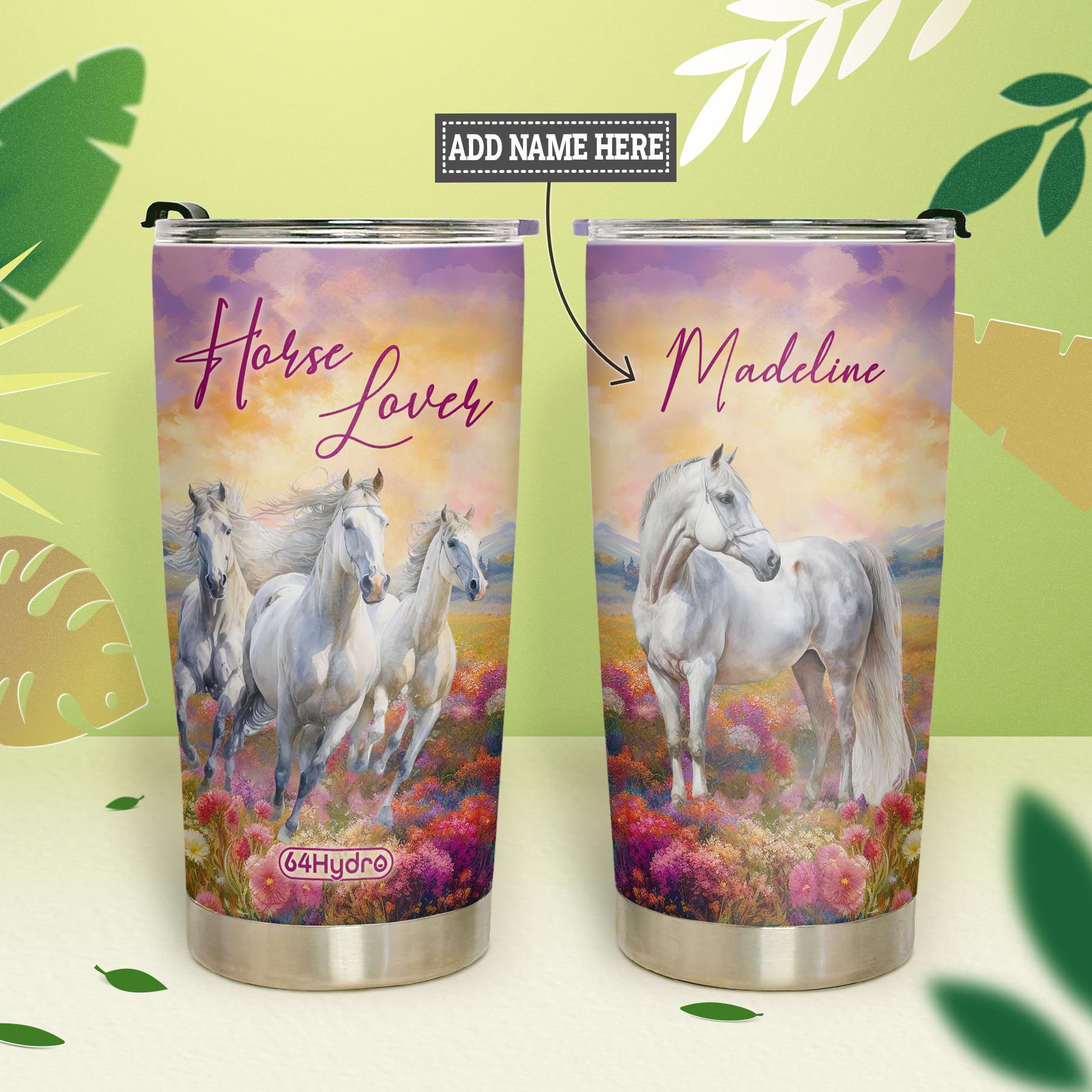 Horse Lover NNRZ220623020 Stainless Steel Tumbler