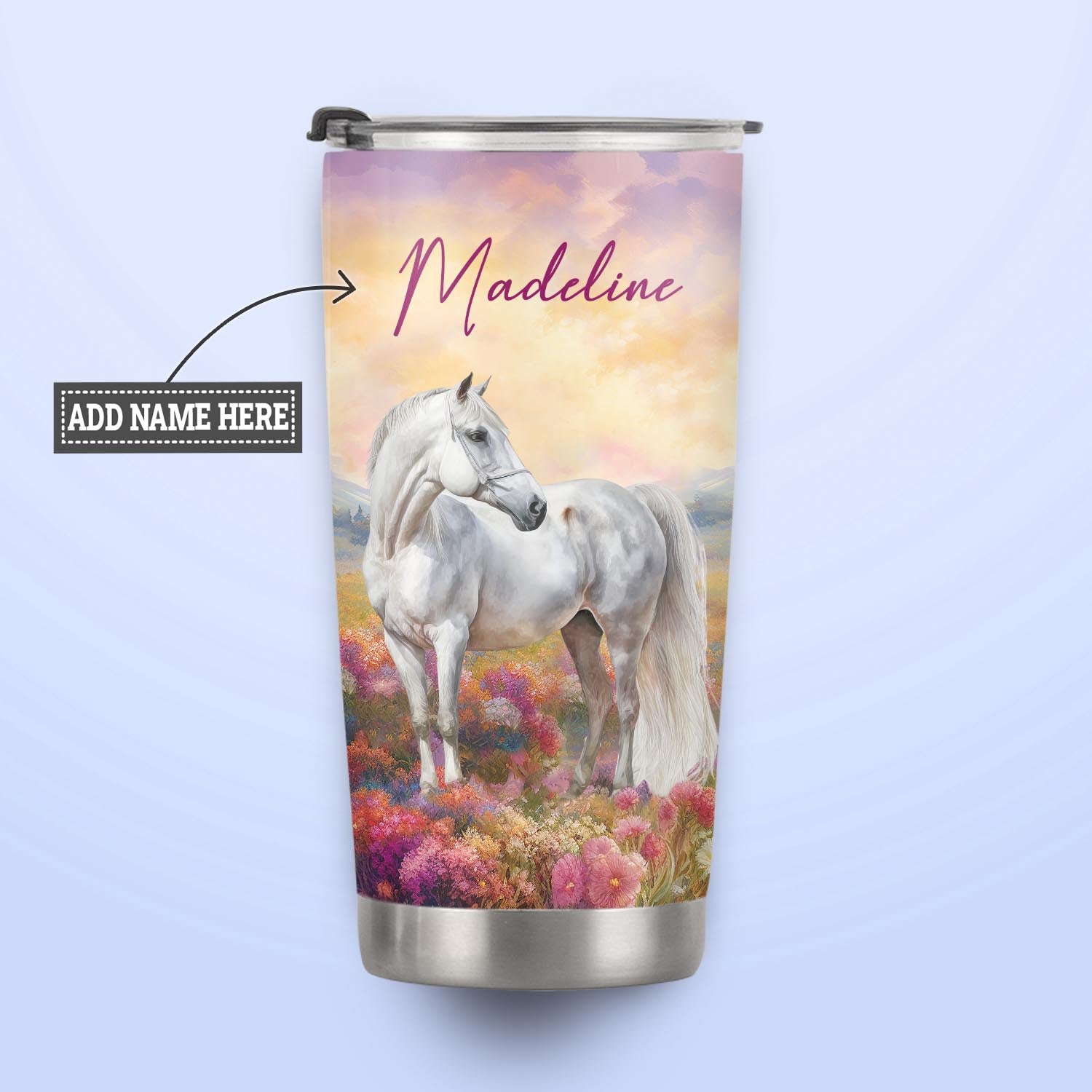 Horse Lover NNRZ220623020 Stainless Steel Tumbler