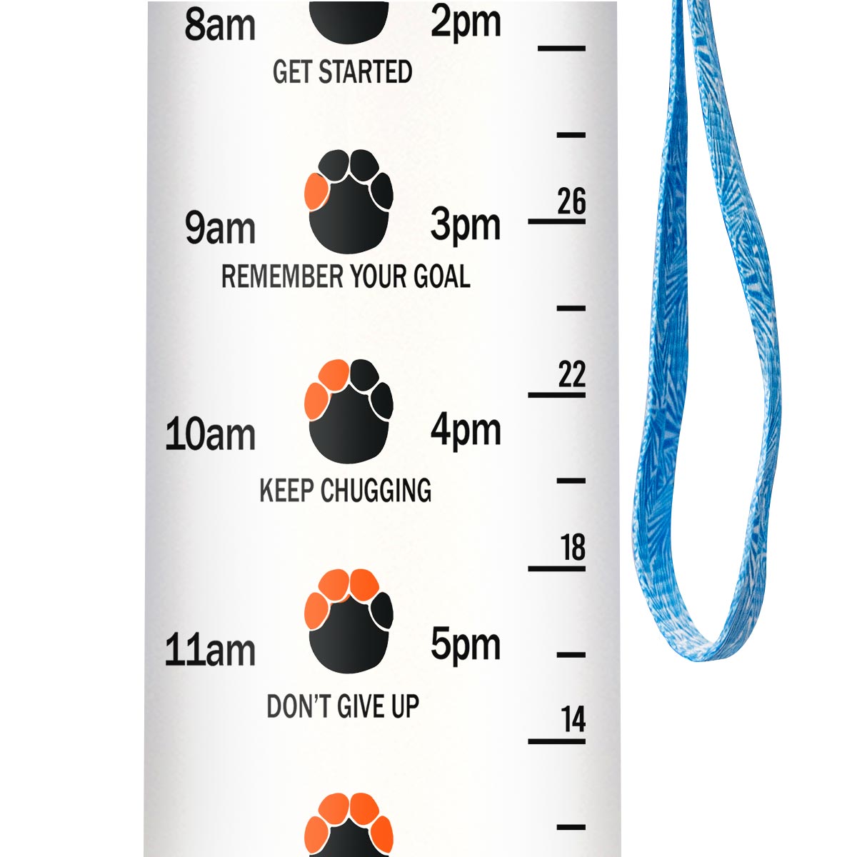 In A World Where You Can Be Anything Be Kind Daisy Elephant HTRZ10086266RQ Water Tracker Bottle