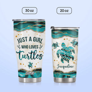 Just A Girl Who Loves Turtles NNRZ230623704 Stainless Steel Tumbler