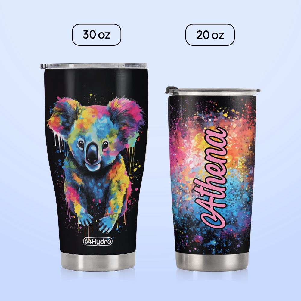 Koala Rainbow Color Style HTRZ18091245EP Stainless Steel Tumbler