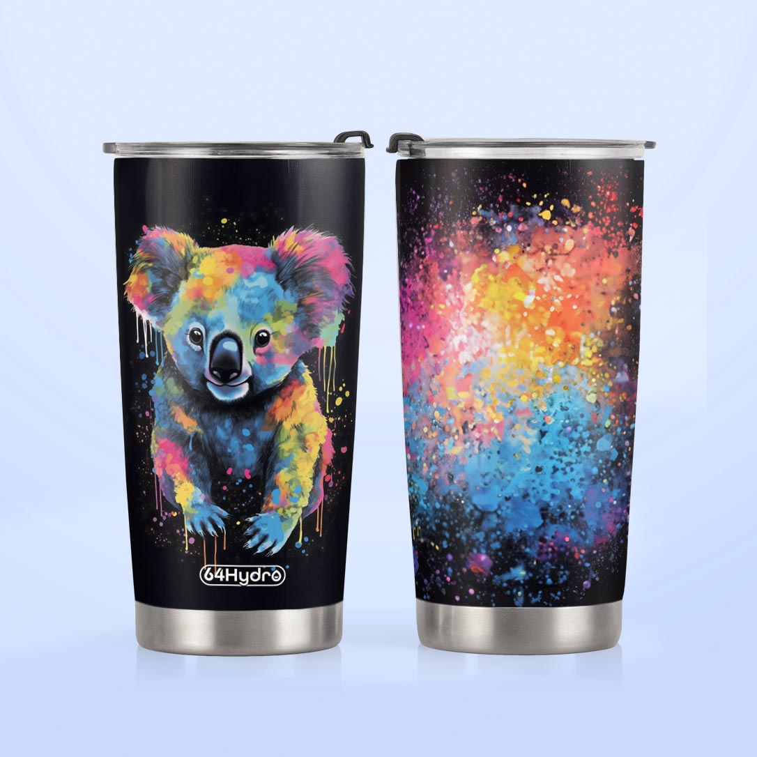 Koala Rainbow Color Style HTRZ18091245EP Stainless Steel Tumbler