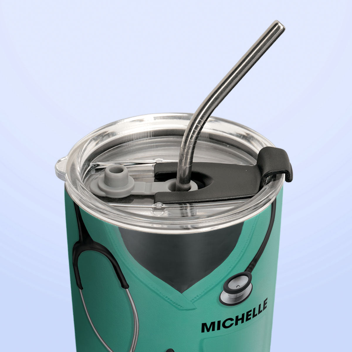 Nurse Nutrition Facts Uniform DNRZ220623683 Stainless Steel Tumbler