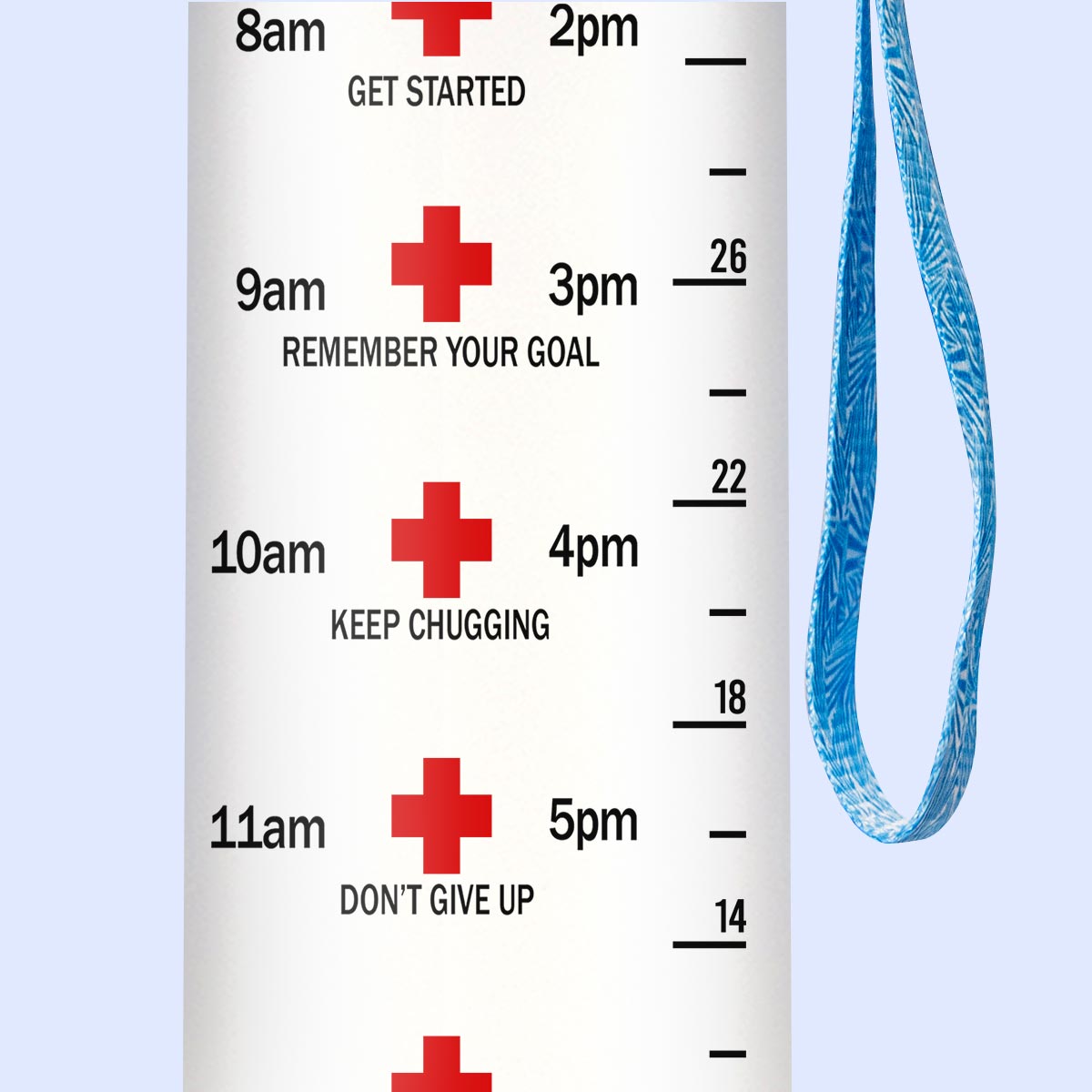 Nursing Is A Work Of Heart HTRZ15089502QE Water Tracker Bottle