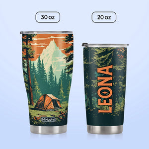 Retro Camping Tent HTRZ25096183VI Stainless Steel Tumbler