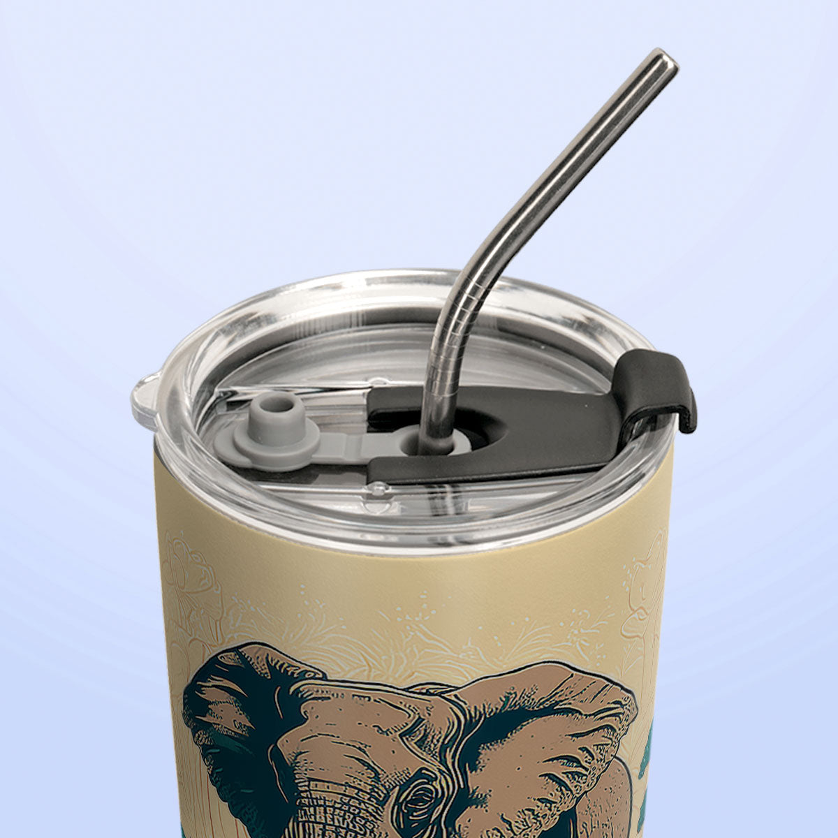 Retro Elephant HHAY060723434 Stainless Steel Tumbler