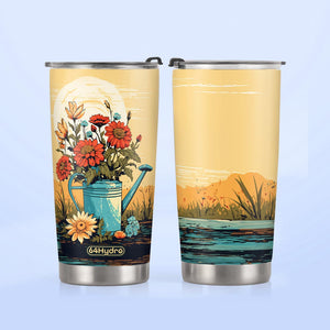 Retro Gardening Watering HTRZ25095816CN Stainless Steel Tumbler