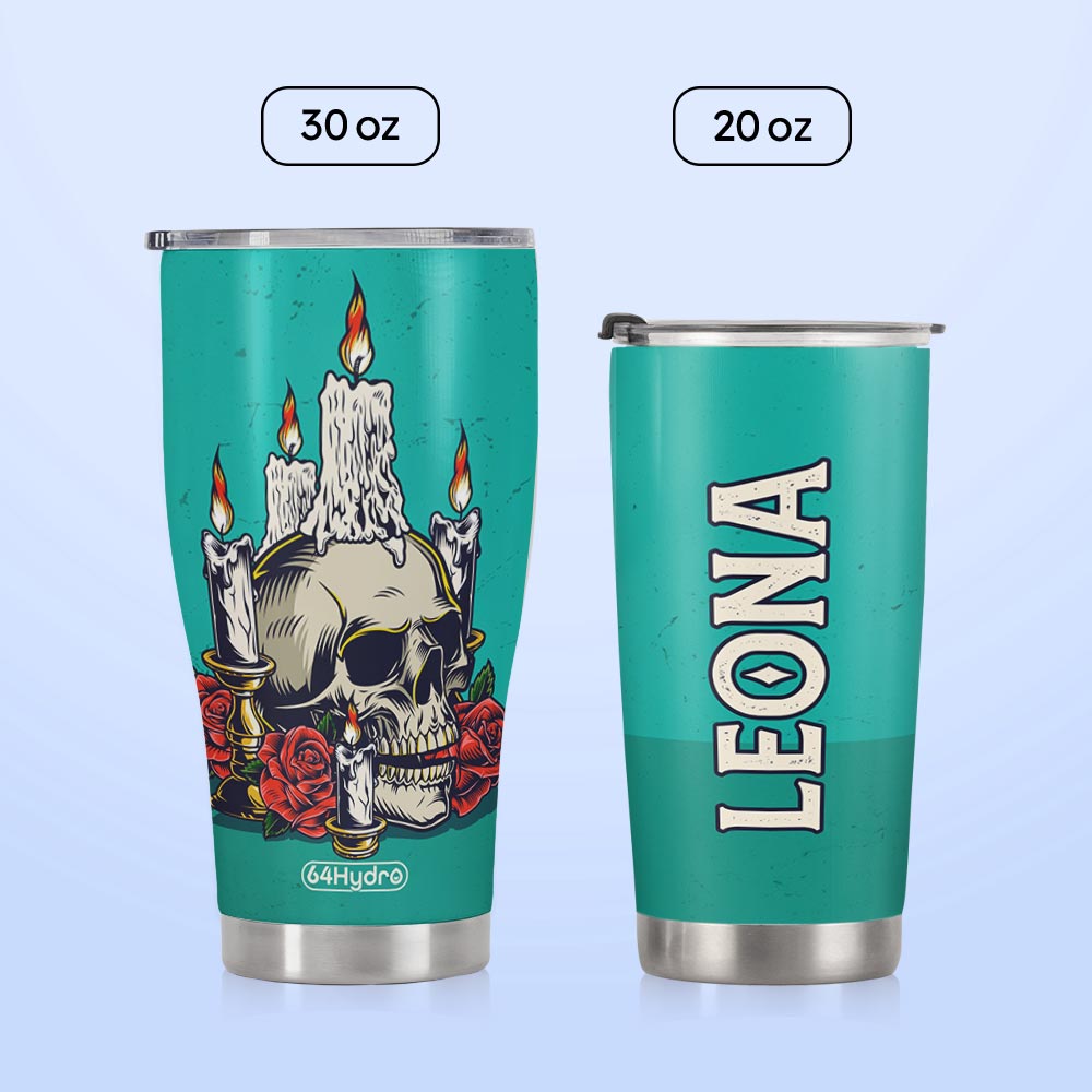 Retro Skull HTRZ27096313KT Stainless Steel Tumbler