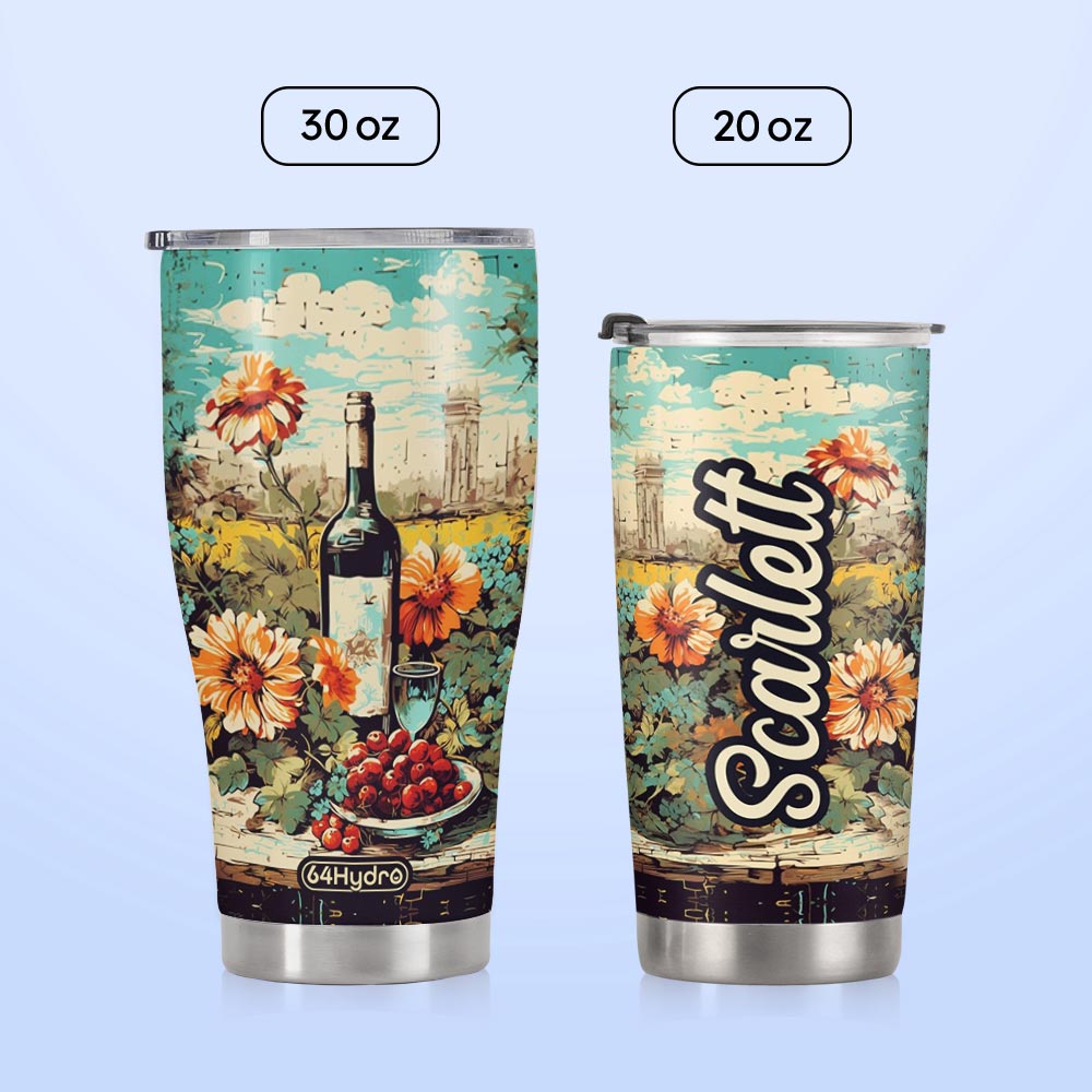 Retro Wine HTRZ19097000KD Stainless Steel Tumbler