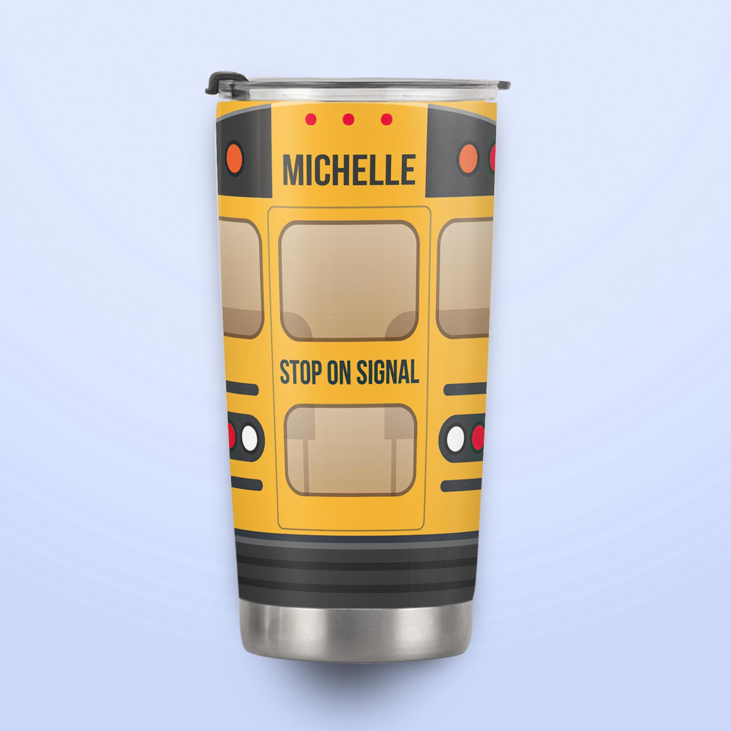 School Bus Kid HTRZ02107855ZN Stainless Steel Tumbler