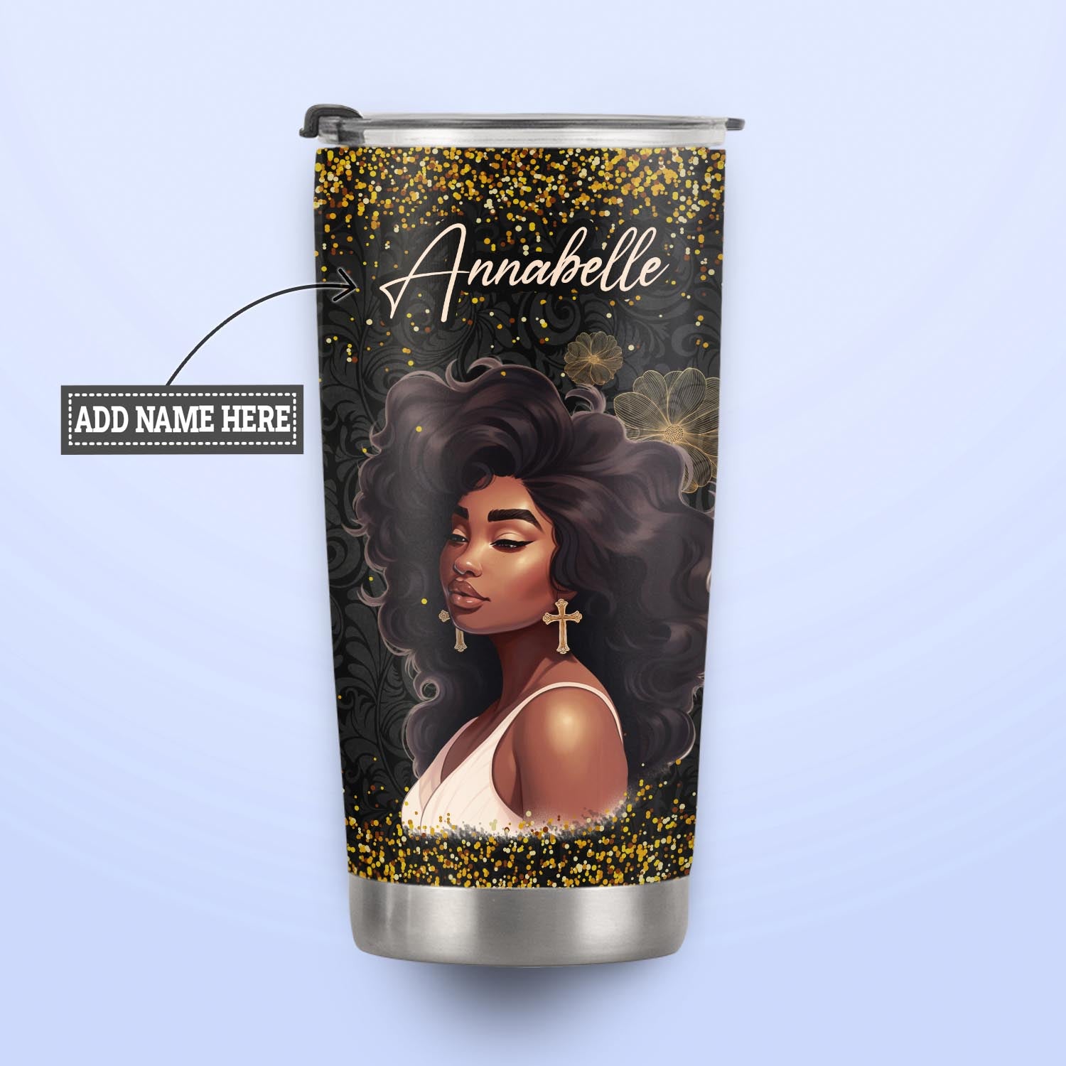 She Who Kneels Before God Can Stand Before Anyone NNRZ270623641 Stainless Steel Tumbler