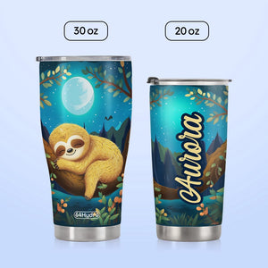 Sloth Sleeping HTRZ18098624AA Stainless Steel Tumbler