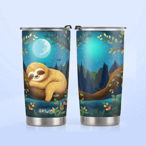 Sloth Sleeping HTRZ18098624AA Stainless Steel Tumbler