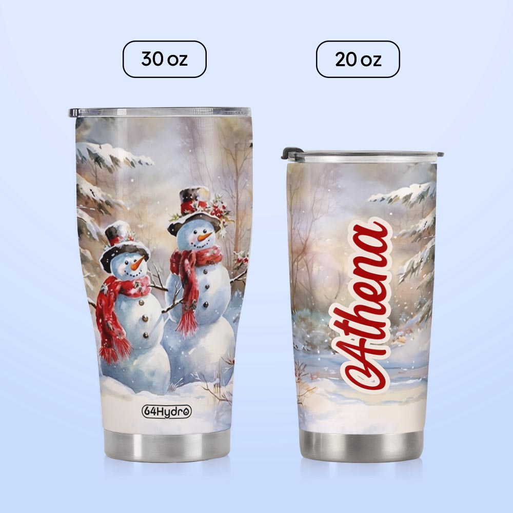 Snowmen Friend HTRZ19099982LA Stainless Steel Tumbler