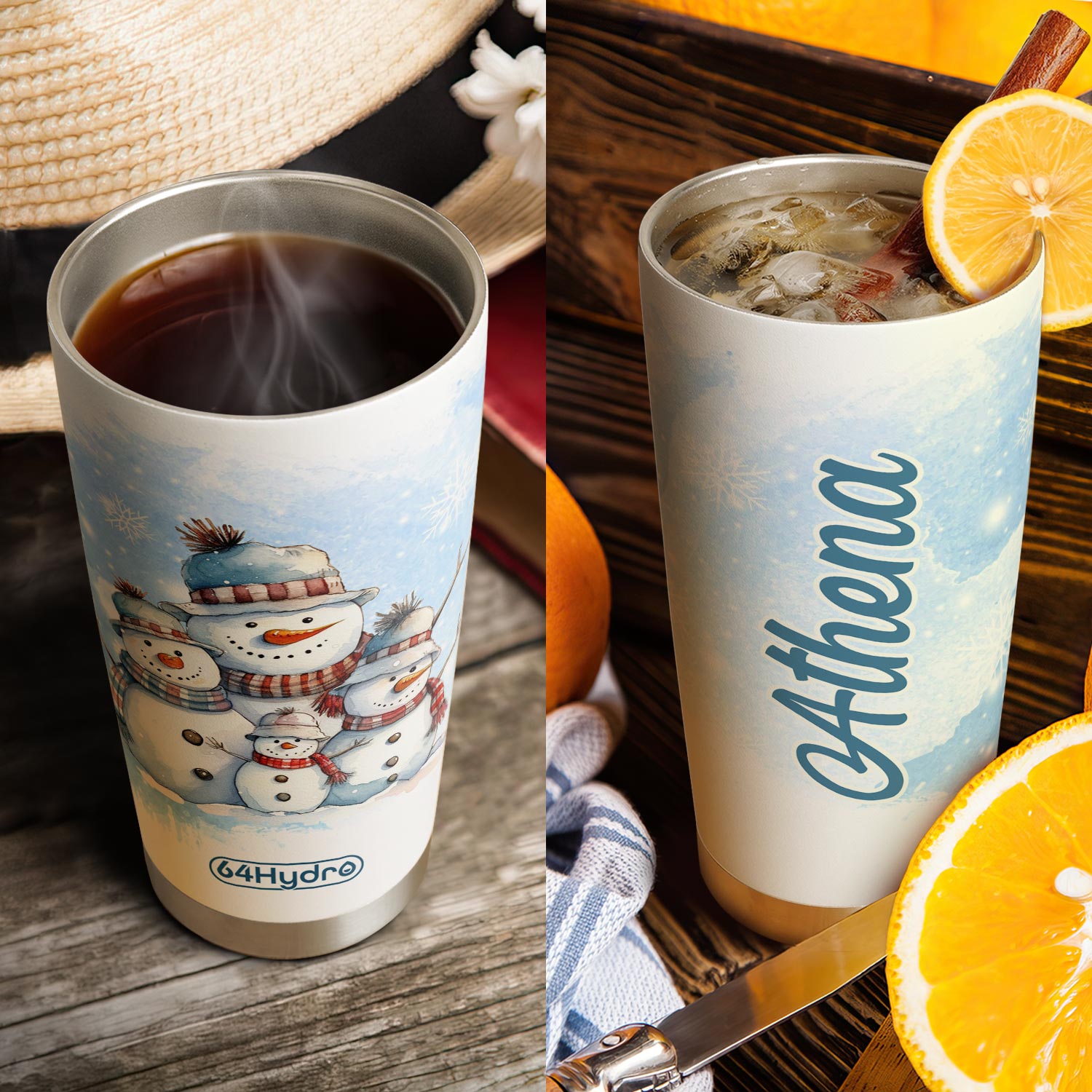 Snowmen HTRZ19095744LU Stainless Steel Tumbler