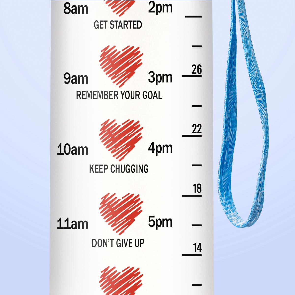 Teacher It Takes A Big Heart To Teach Little Minds HTRZ17086428AC Water Tracker Bottle