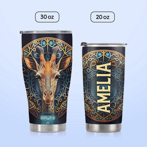Trible Colorful Giraffe HTRZ12091720GE Stainless Steel Tumbler
