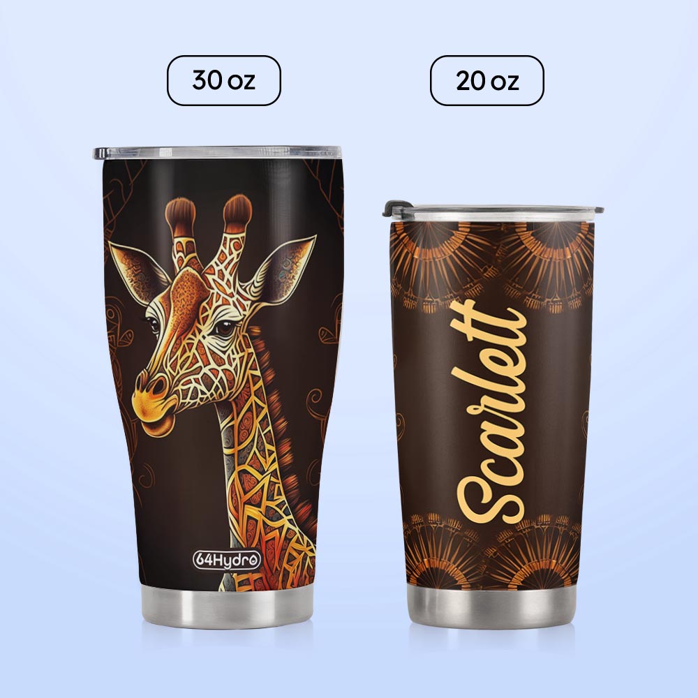 Trible Giraffe HTRZ14095692GB Stainless Steel Tumbler