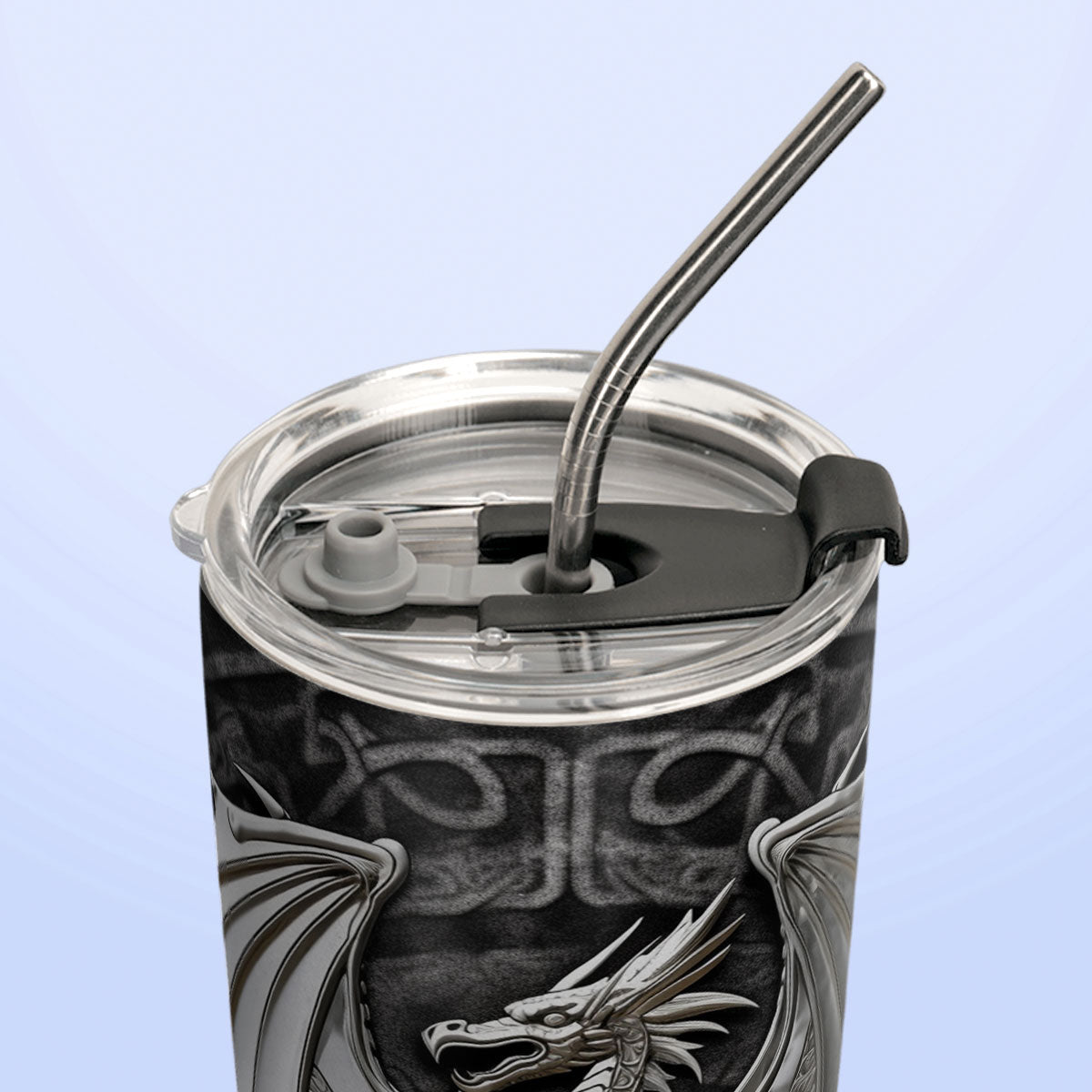 Viking Winged Dragon Metallic Style HHAY060723163 Stainless Steel Tumbler