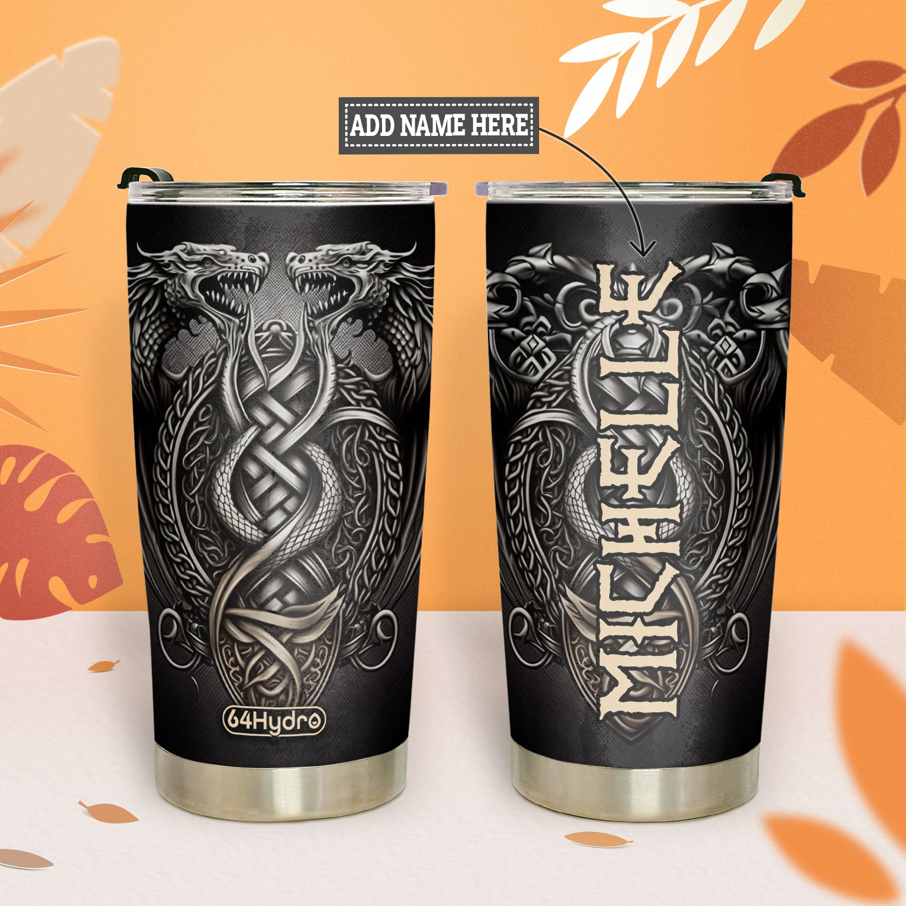 Viking Winged Dragon HHAY060723909 Stainless Steel Tumbler