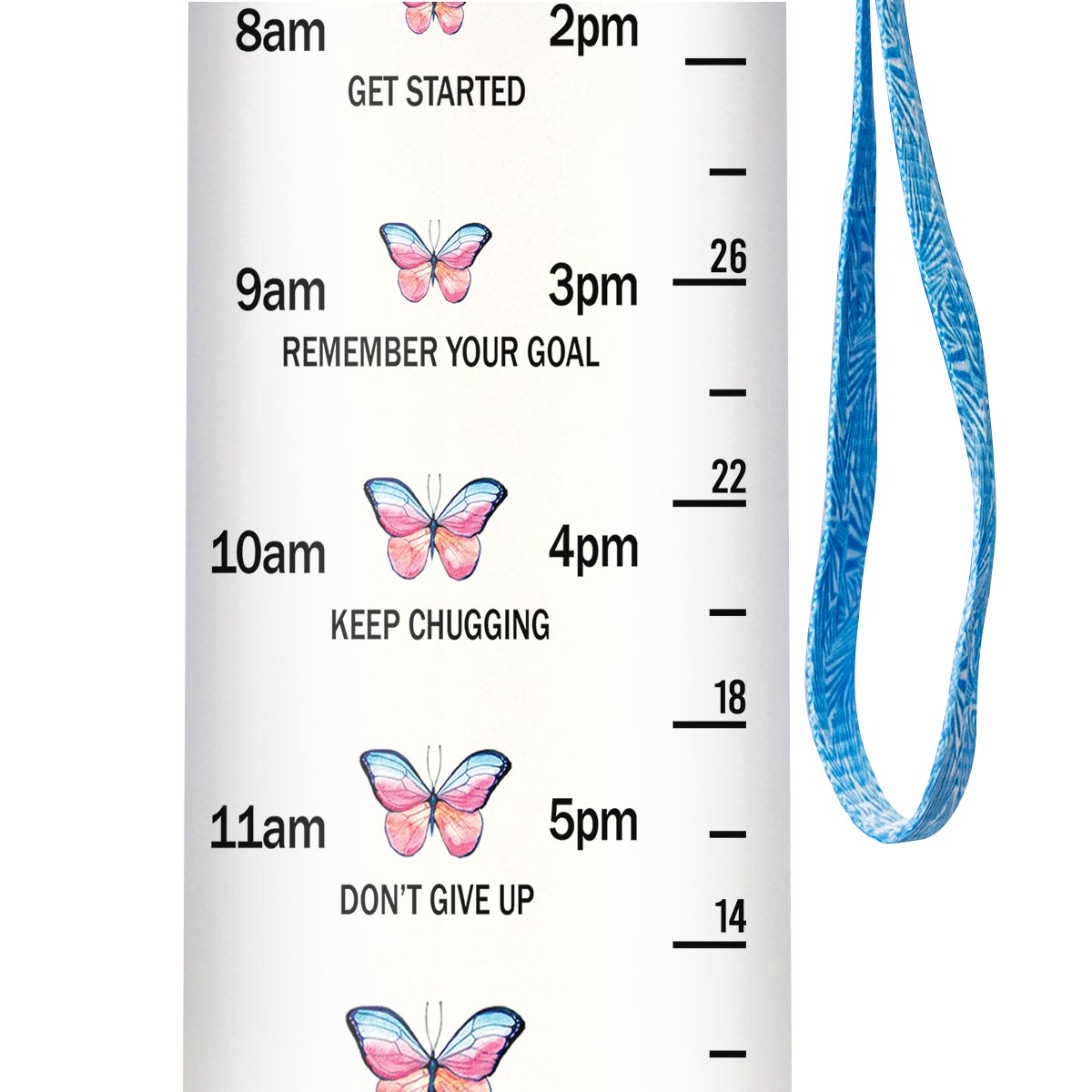 Wisdom From A Butterfly HHRZ09087036TW Water Tracker Bottle