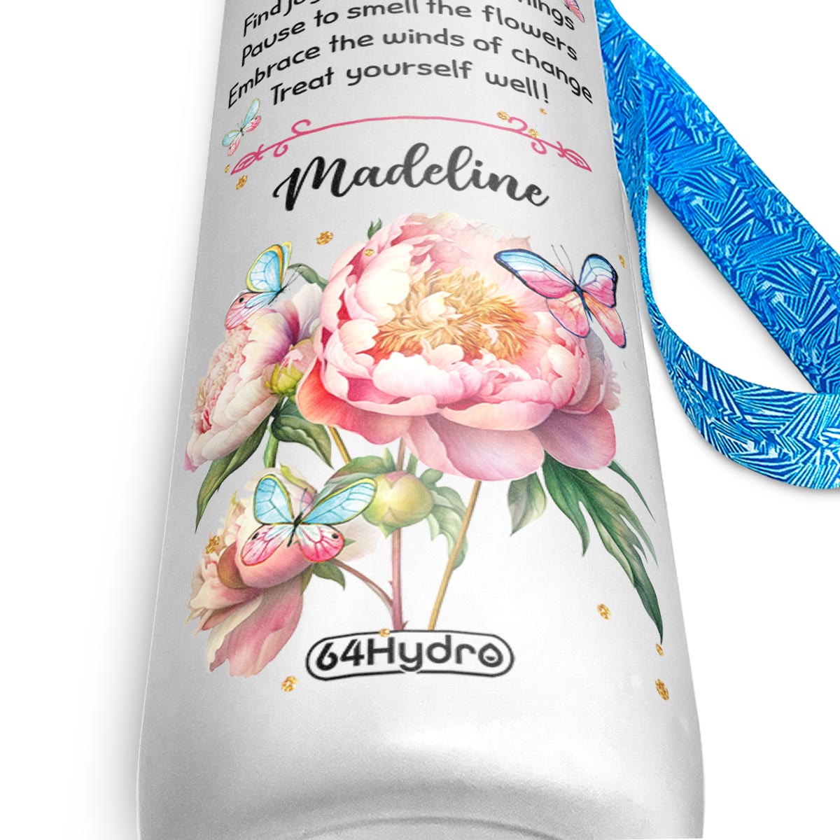 Wisdom From A Butterfly HHRZ09087036TW Water Tracker Bottle