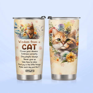 Wisdom From A Cat NNRZ030723939 Stainless Steel Tumbler