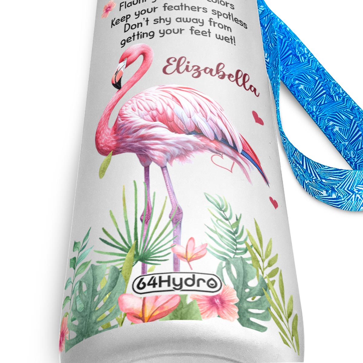 Wisdom From A Flamingo HHRZ09087661AL Water Tracker Bottle