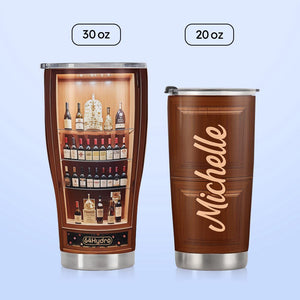 Wooden Wine Cabinet HHRZ20092630OQ Stainless Steel Tumbler